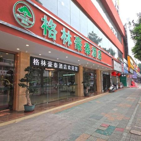 Greentree Inn Guangdong Jieyang Bus Terminal Station Ronghua Avenue Business Hotel Eksteriør bilde