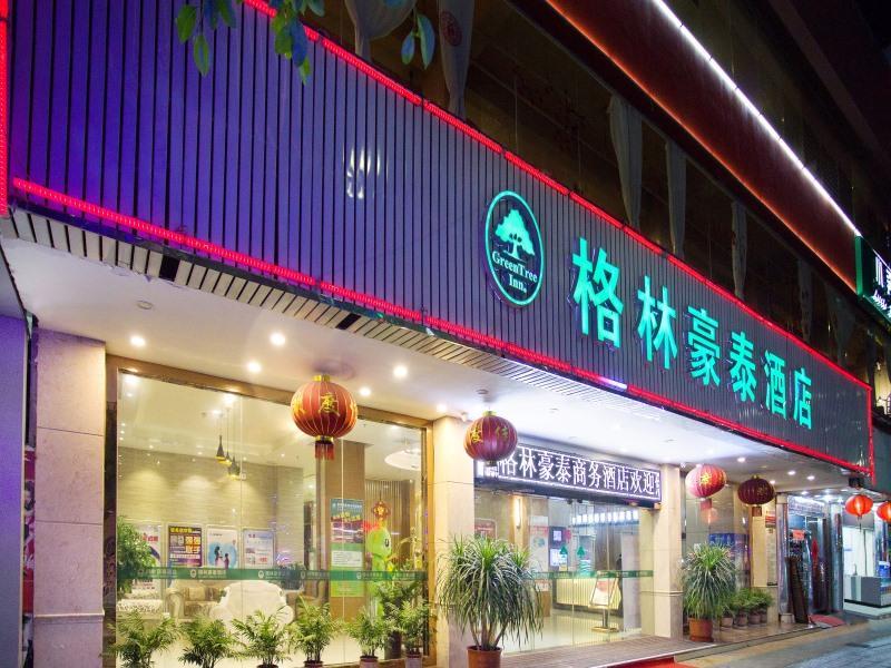 Greentree Inn Guangdong Jieyang Bus Terminal Station Ronghua Avenue Business Hotel Eksteriør bilde