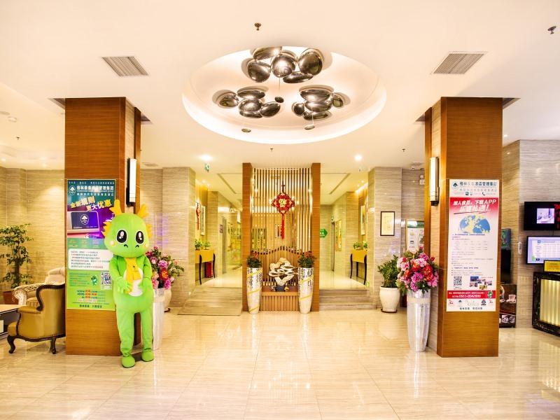 Greentree Inn Guangdong Jieyang Bus Terminal Station Ronghua Avenue Business Hotel Eksteriør bilde