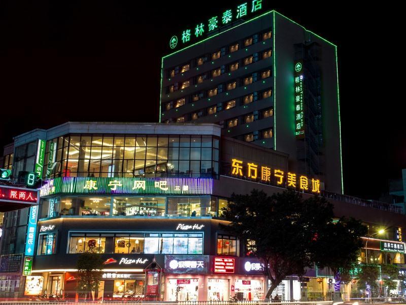 Greentree Inn Guangdong Jieyang Bus Terminal Station Ronghua Avenue Business Hotel Eksteriør bilde